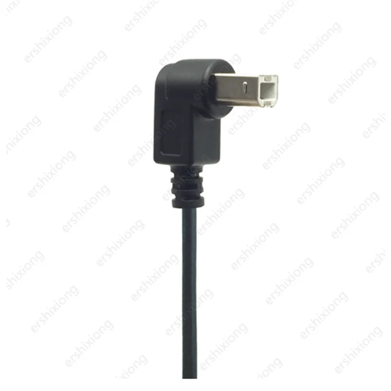 Cable USB tipo A macho A tipo B macho, 90 grados, arriba, abajo, izquierda y derecha, 2,0, 150cm, 5 pies