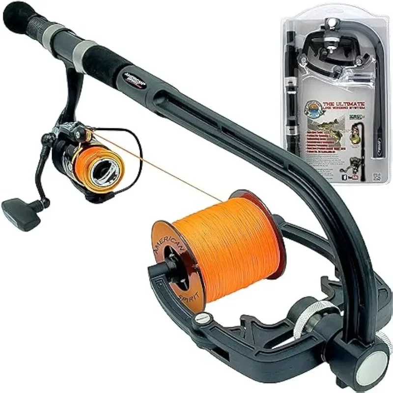 

Ultimate Line Winding System - Portable Fishing Line Spooler - Zero Twist Line Spooler for Fishing Reels