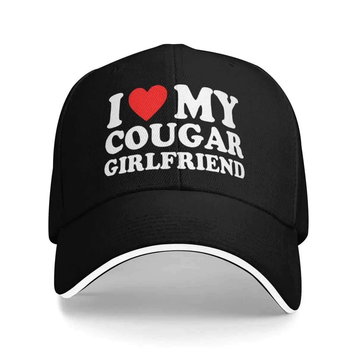 

I Love My Cougar Girlfriend Hat Кепка Женские спортивные кепки Бейсбольная кепка Мужская