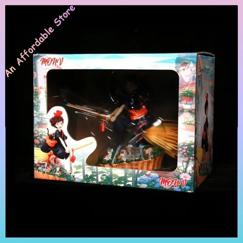 كيكي الساحرة الصغيرة ميازاكي يونيو أنيمي الطرفية سطح المكتب سيارة Gk تمثال نموذج حلية ألعاب أطفال هدية عيد ميلاد #5