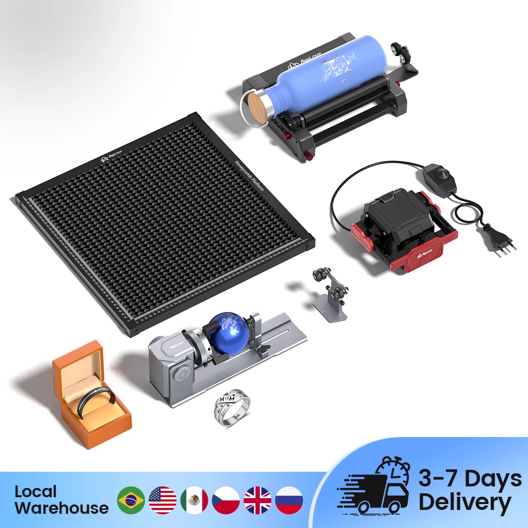 

AlgoLaser Laser Engraver Rotary Chuck Air Purifier Smart Camera Honeycomb Platform Enclosure 2025 Upgrade Accessories DIY Tools