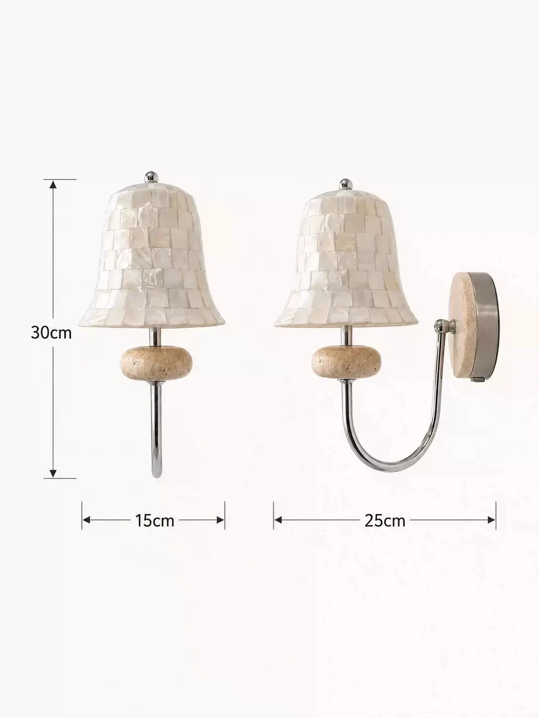 French Sunset Wall Lamp Modern Living Room Corridor Staircase Lamp Atmosphere Bedroom Bedside Corrugated Glass Lamp