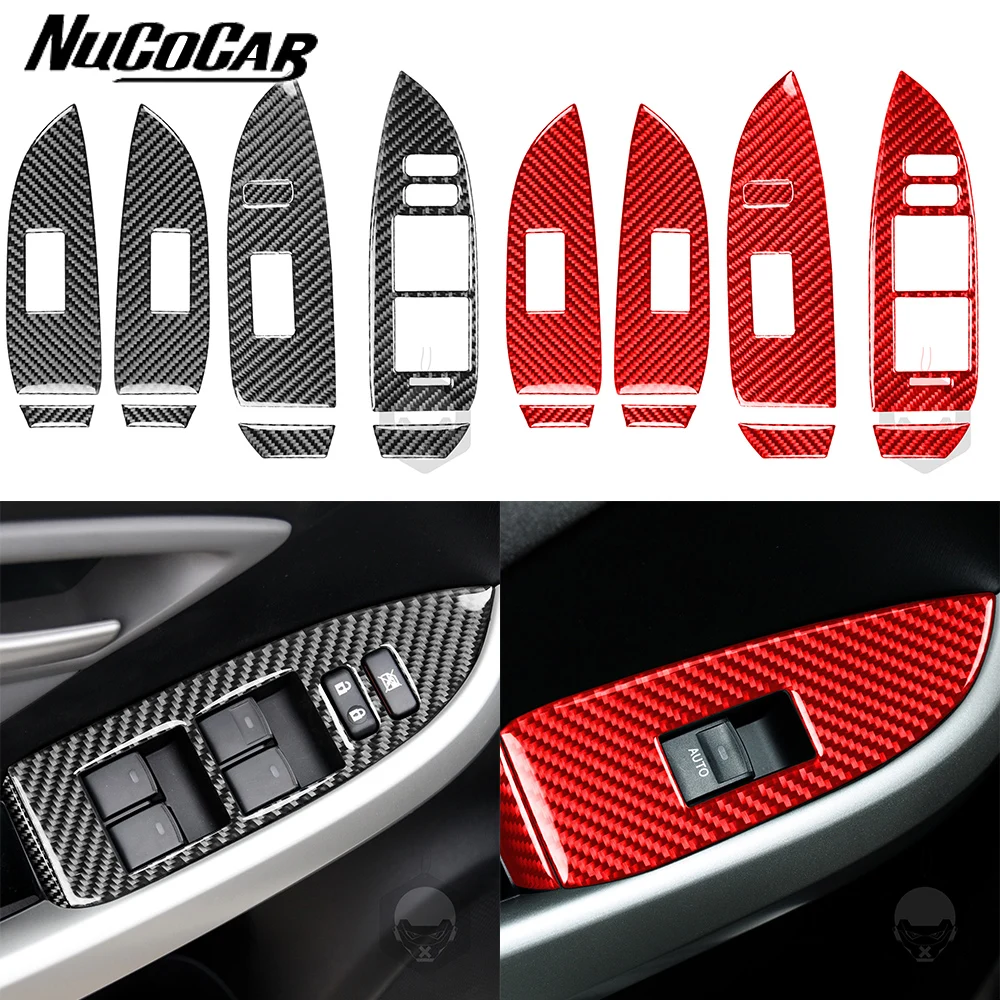 Для Toyota Prius XW30 ZVW30 ZVW35 2012-2015 крышка панели подъема окна из углеродного волокна аксессуары для салона автомобиля декоративные наклейки Для Toyota Prius XW30 ZVW30 ZVW35 2012-2015 крышка панели подъема окна из углеродного волокна аксессуары для салона автомобиля декоративные наклейки