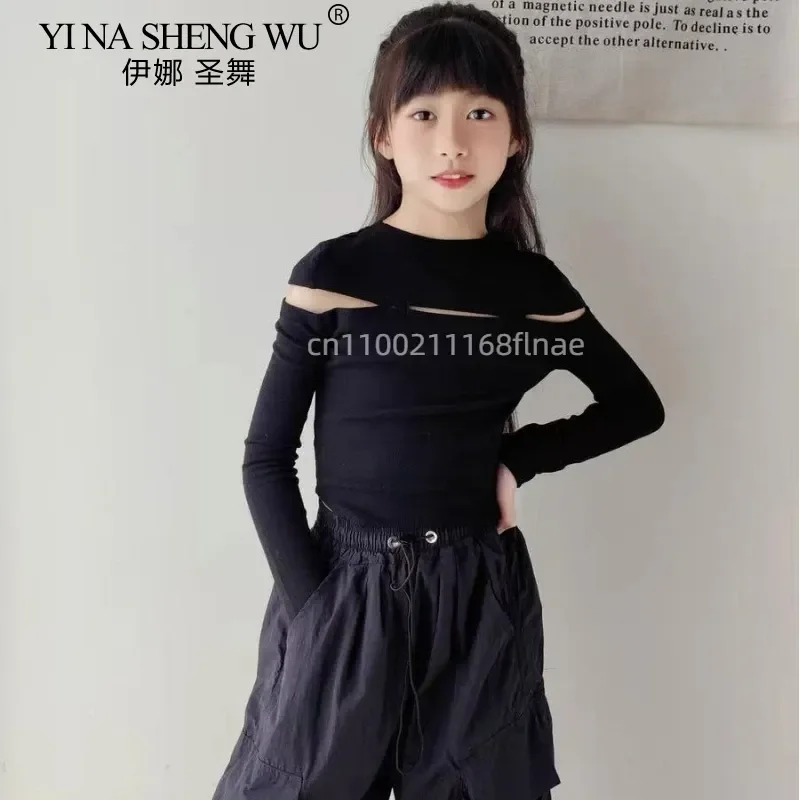 أزياء رقص الجاز للفتيات، ملابس أداء جماعية للفتيات، ملابس هيب هوب للأطفال، أطقم مسرح المدرج، ملابس رقص للأطفال