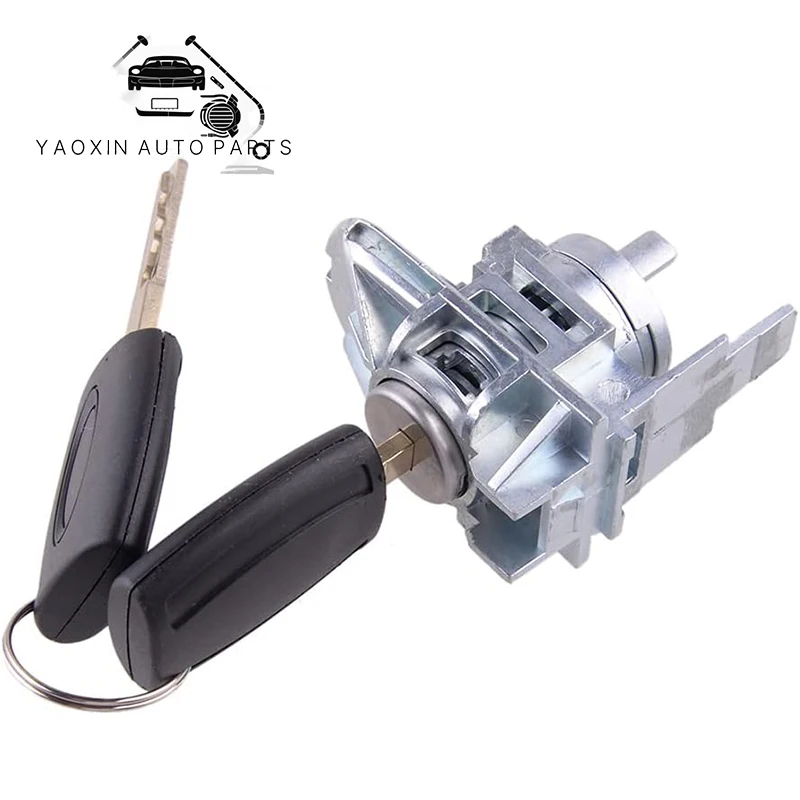 

Car Front Door Lock Cylinder Assembly With Keys For Ford Focus C-Max S-Max 1552849