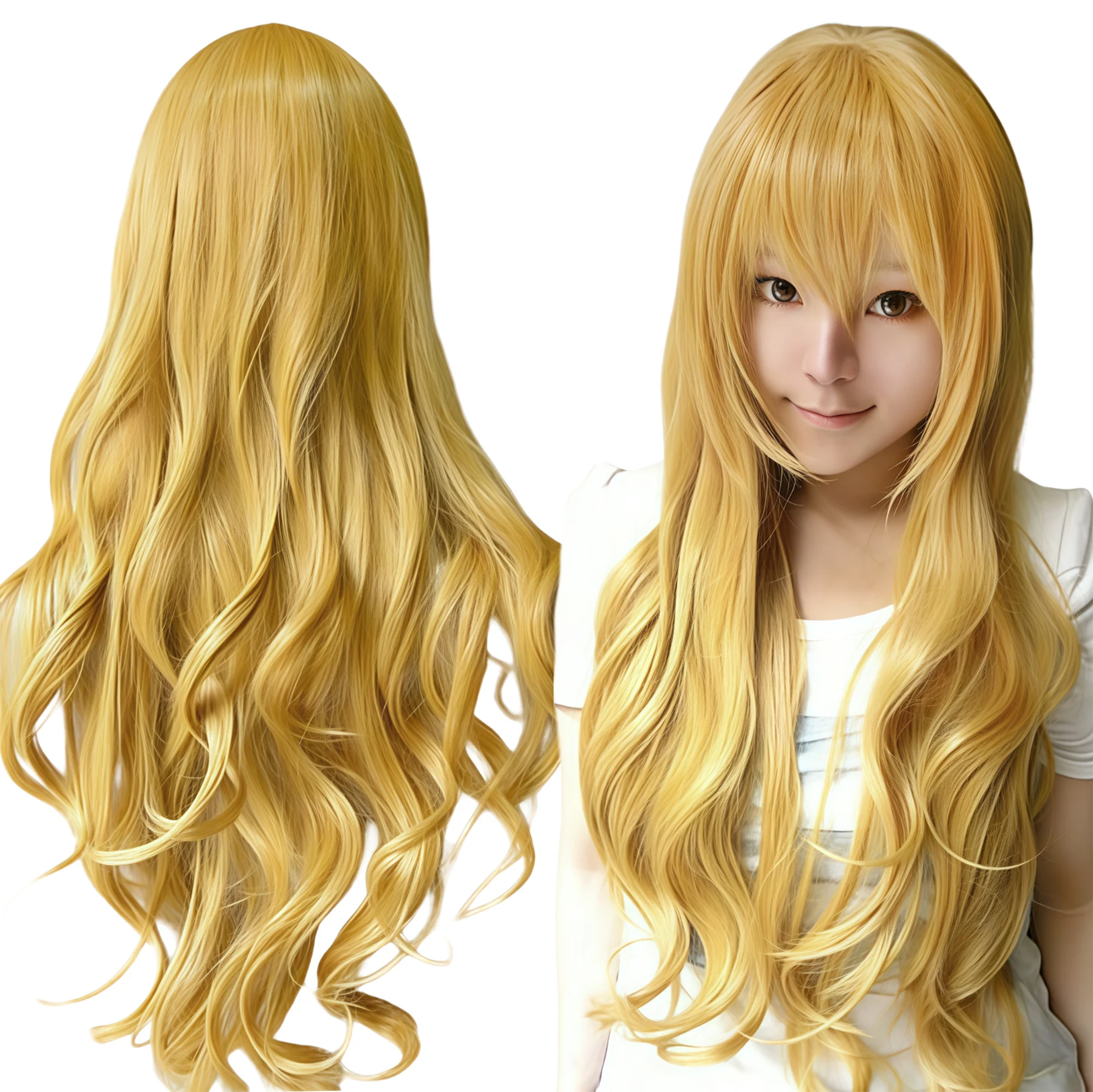 Synthetic Hair Apple Green Cosplay Wig Shion Sonozaki Lolita Hair Curly Anime Wigs Hairpiece Code Geass Halloween Costume Wig