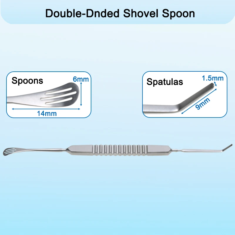

Eye Surgery Ophthalmic Spatulas Corneal Button Transfer Spoon Spatula Double Ended Ophthalmic Surgery Tools