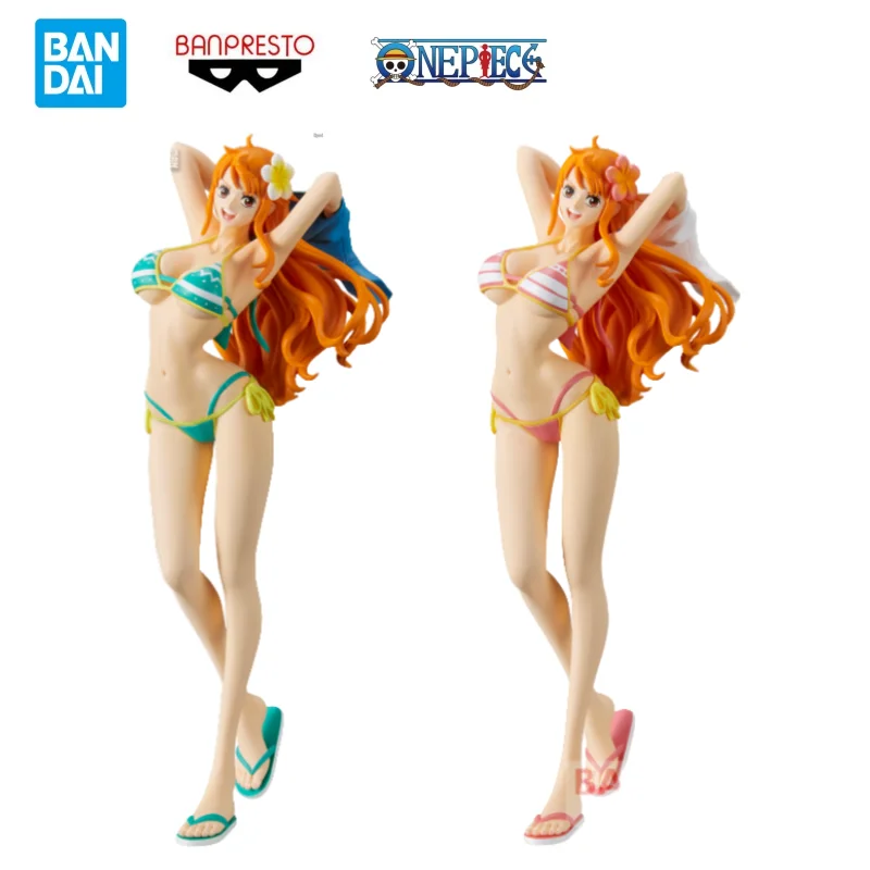 

Кукла Совершенно новая в упаковке, в наличии Bandai, оригинальная коробка, оригинальная цельная Grandline Girls On Vacation Nami, персонажи аниме Garagekit