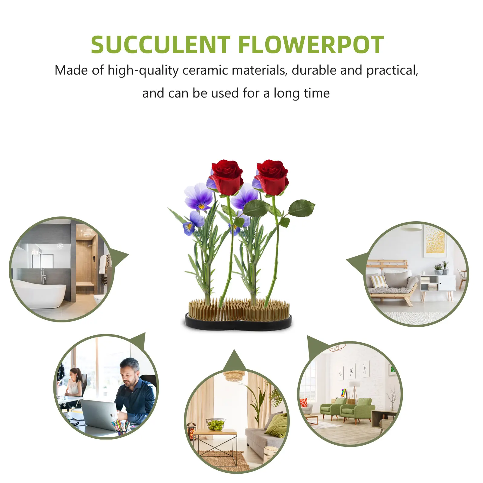 

Flower Arranger Jianshan Pin Holder Fixation Tool Japanese Bracket Base Stainless Steel Copper Reusable Long Life