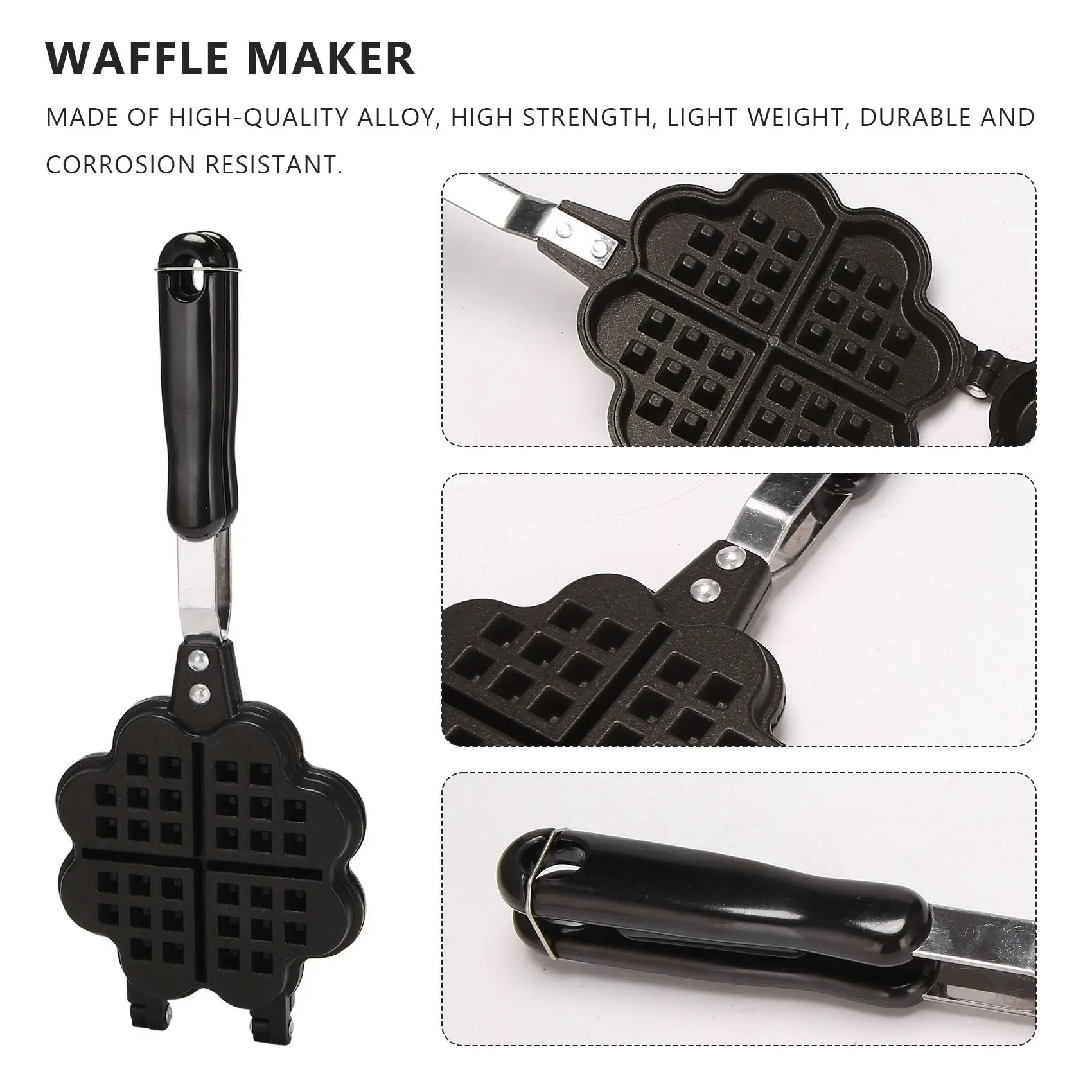 Elegante tipo gás doméstico amor waffle molde de cozimento molde doméstico antiaderente bolo pan diy waffle maker inteligência