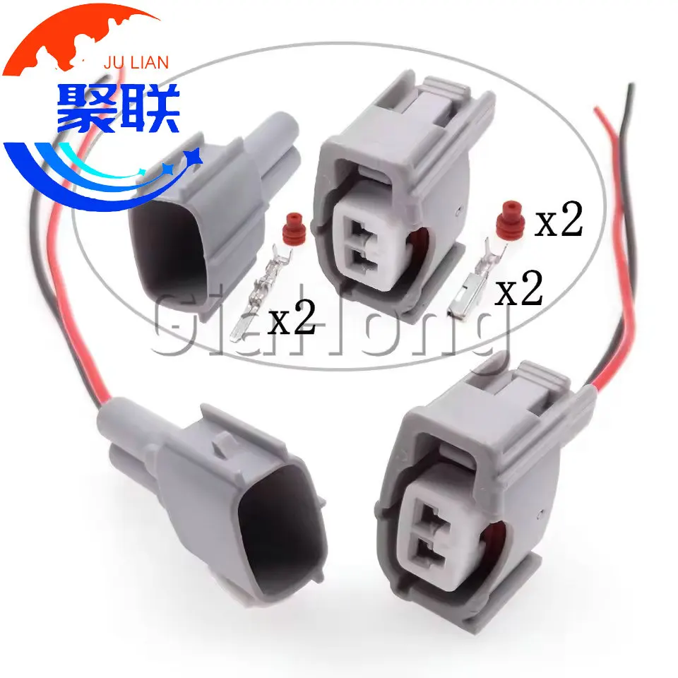 2Pin 90980-11875 6189-0611 Auto waterproof connector Knock sensor fuel injector plug For Toyota Camry Prado Corolla Mazda