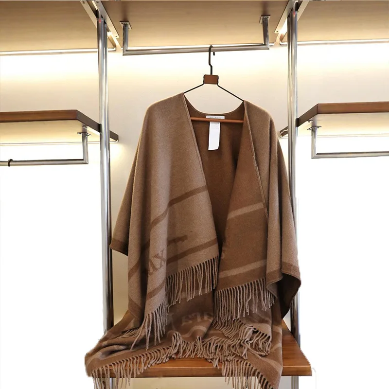 

Новый женский шарф-накидка в стиле Y2K, европейский и американский дизайн, с буквенным принтом, модный, универсальный, утолщенный, оверсайз, мягкий