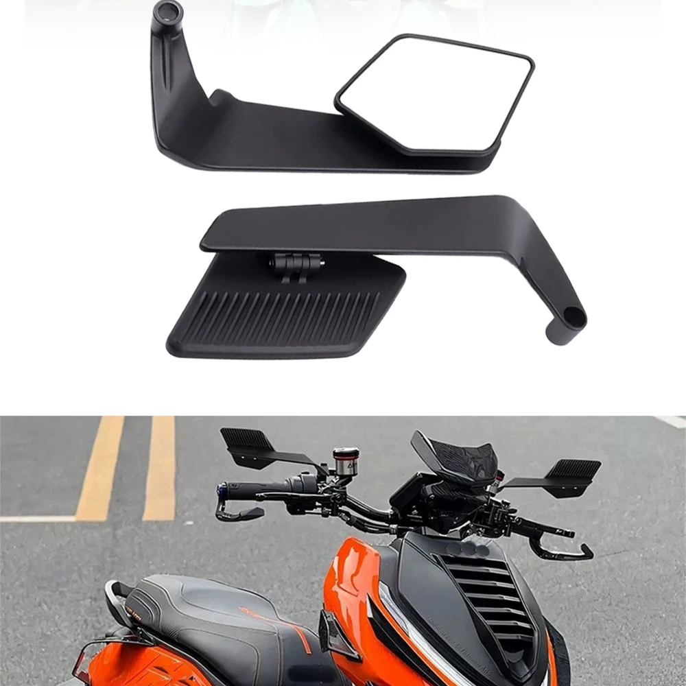 

Зеркало бокового вида для мотоцикла Aprilia Tuono 125/660/1100, Yamaha GTS150/GTS250 GTS300 GTV250 GTV300-Stealth Winglets Rearview