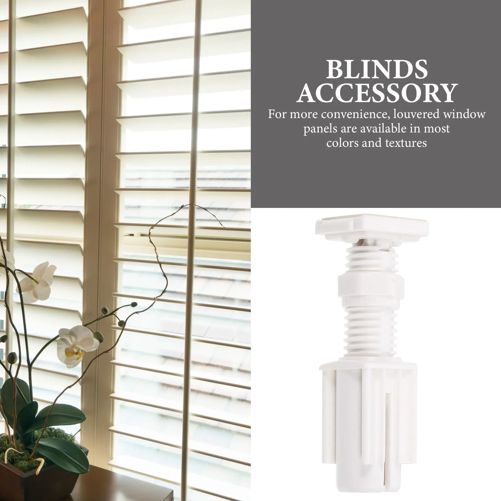 

4pcs Louver Blinds Brackets Corrosion-Resistant For Home Office Bedroom Kitchen Window Curtain Track Bracket Accessories