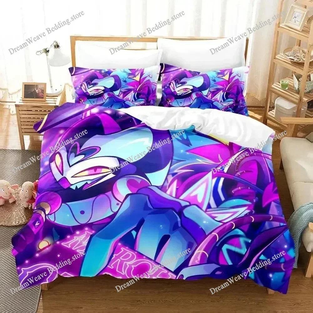 Home Textile Cartoons Helluva Blitzo Boss Cover Duvet Cover Pillow Case Boy Girl Polyester Bedding Set King Queen Twin Size96396