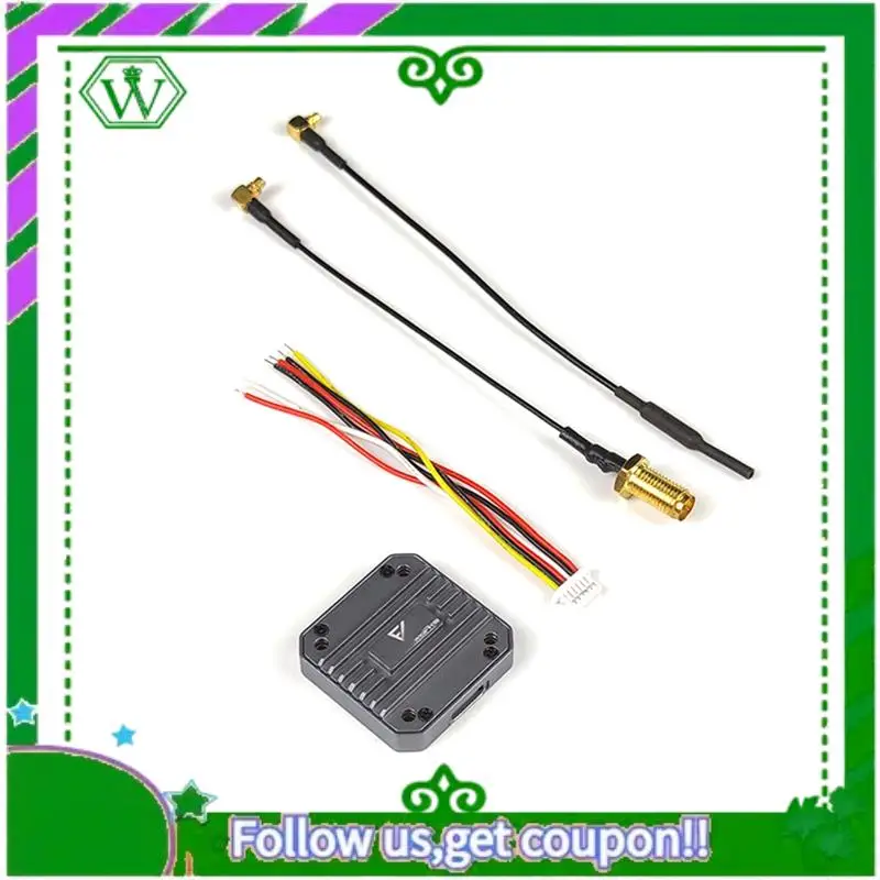 

Reliable-1.5W VTX FPV Drone Transmitter High Power CNC Heat Dissipation For Model Aircraft And Drones Picture Transmission