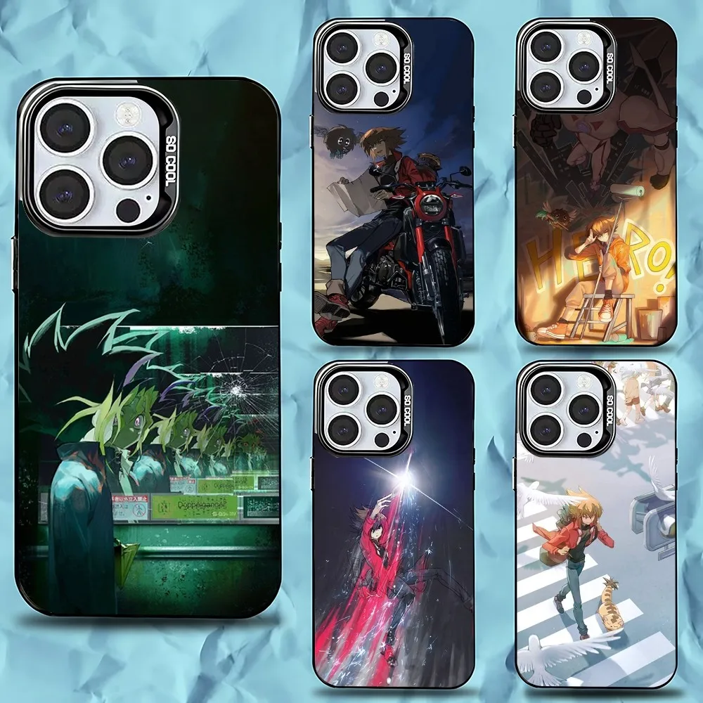 

Yu-Gi-Oh GX Phone Case For iPhone 16,15,14,13,12,11,Pro,Max,Plus,Mini,XS,SE Anti Fall Black Matte Hard Bumper