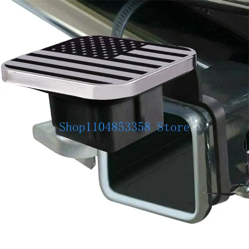 652F Car Plug Cover Trailer Hook Dustproof Plug Square Protective Cover For 2'' Hitch