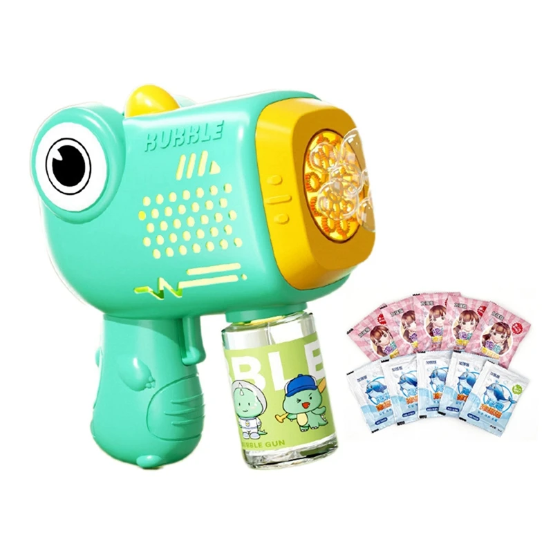

Best-Children's Bubble Guns, Bubble Hair Dryers, Outdoor Toys And Gifts,Party Gifts, 20 Packs Of Bubble Liquid.