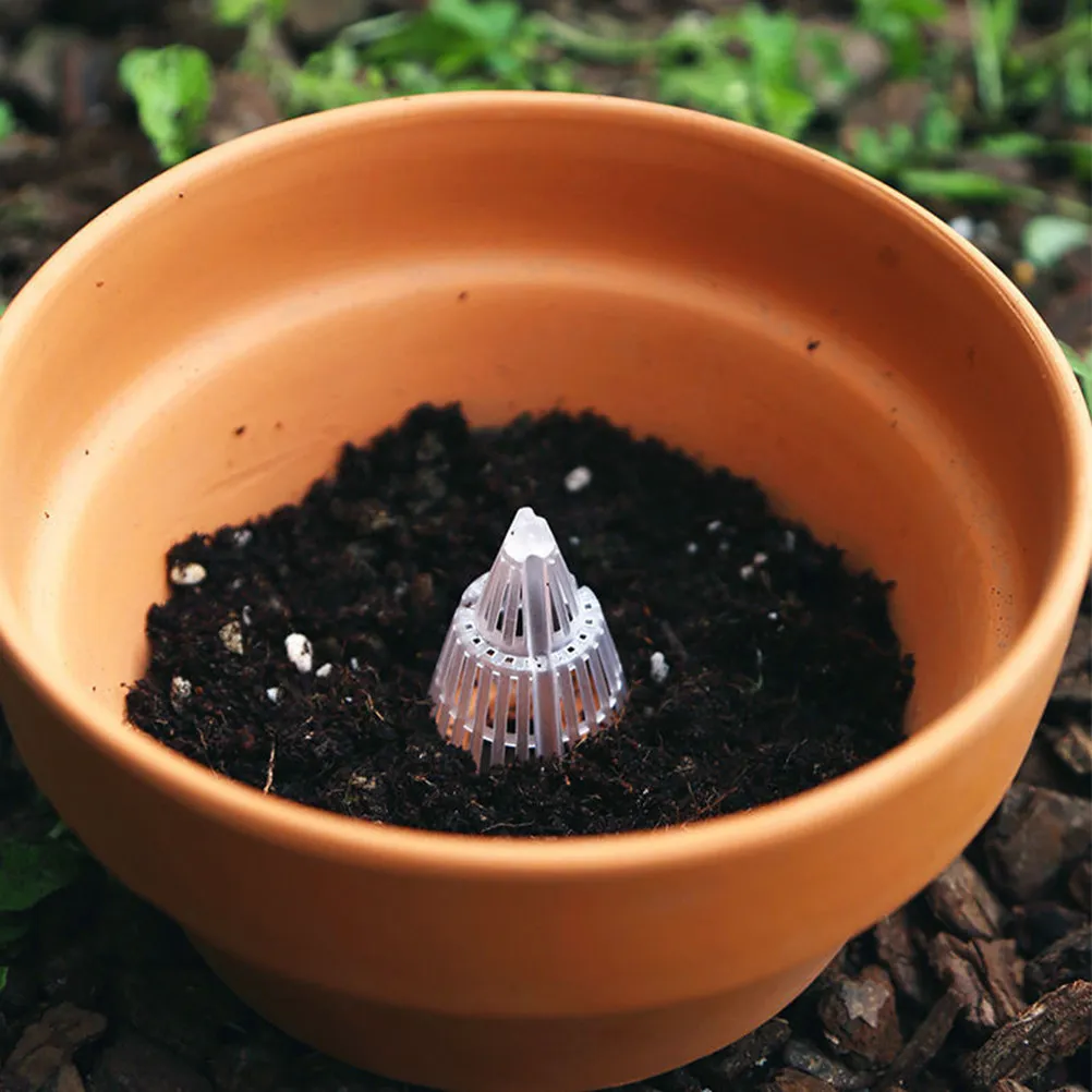 

24 шт. дышащих дренажных прокладок-конусов для цветочных горшков, сетчатые подкладки для бонсай, пластиковых и керамических горшков, предотвращающие утечку почвы, для садовых растений