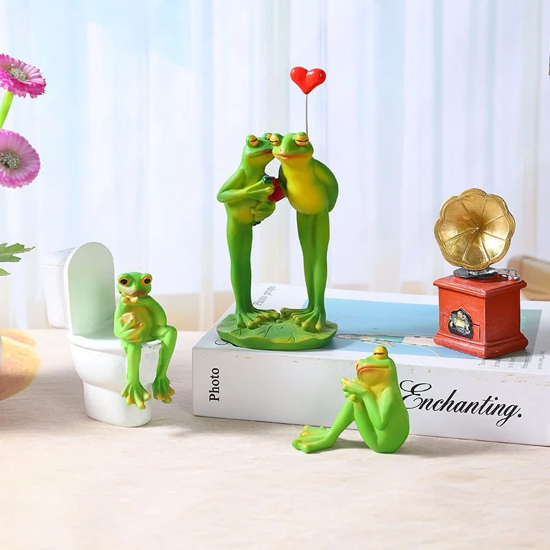 

Figurine Cute Resin Home Sculpture Dolls Resin Model Odd Gifts Resin Couple Lovers Figurine Wedding Funny Creative Dancing