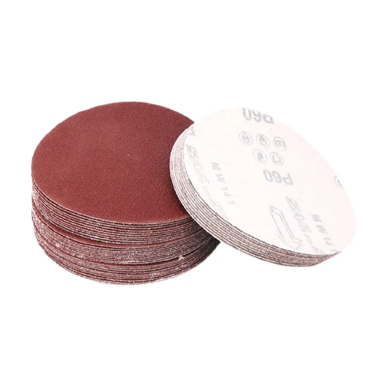 5inch Sanding Disc Set 125mm Hook and Loop SandPaper 60-240 Grit Backing Pad with M10 Drill Adaptor For Polishing Cleaning Tools