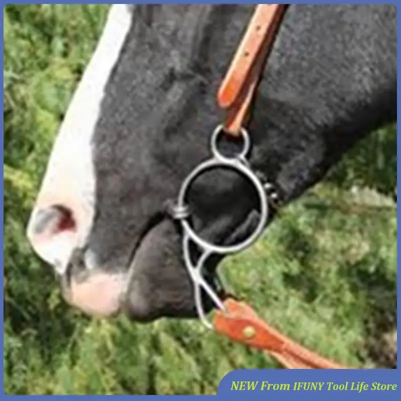 

Horse Bit Ring Horse Mouth Snaffle Bit Horse Mouth Bit Forequestrian Training Equipment