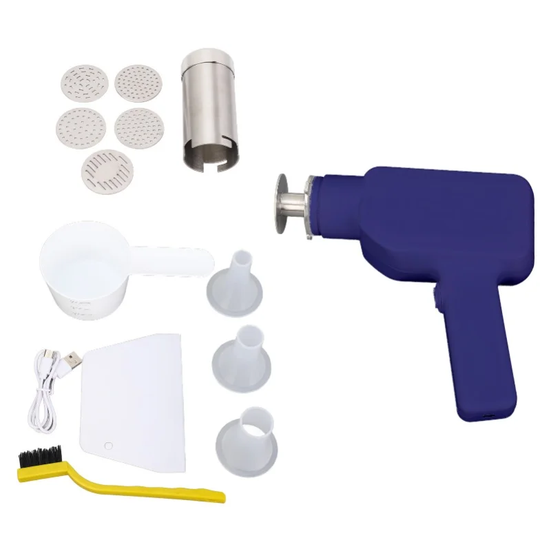 

Electric Pasta Maker 40W 304 Stainless Steel Cordless Handheld Automatic Noodle Maker Machine