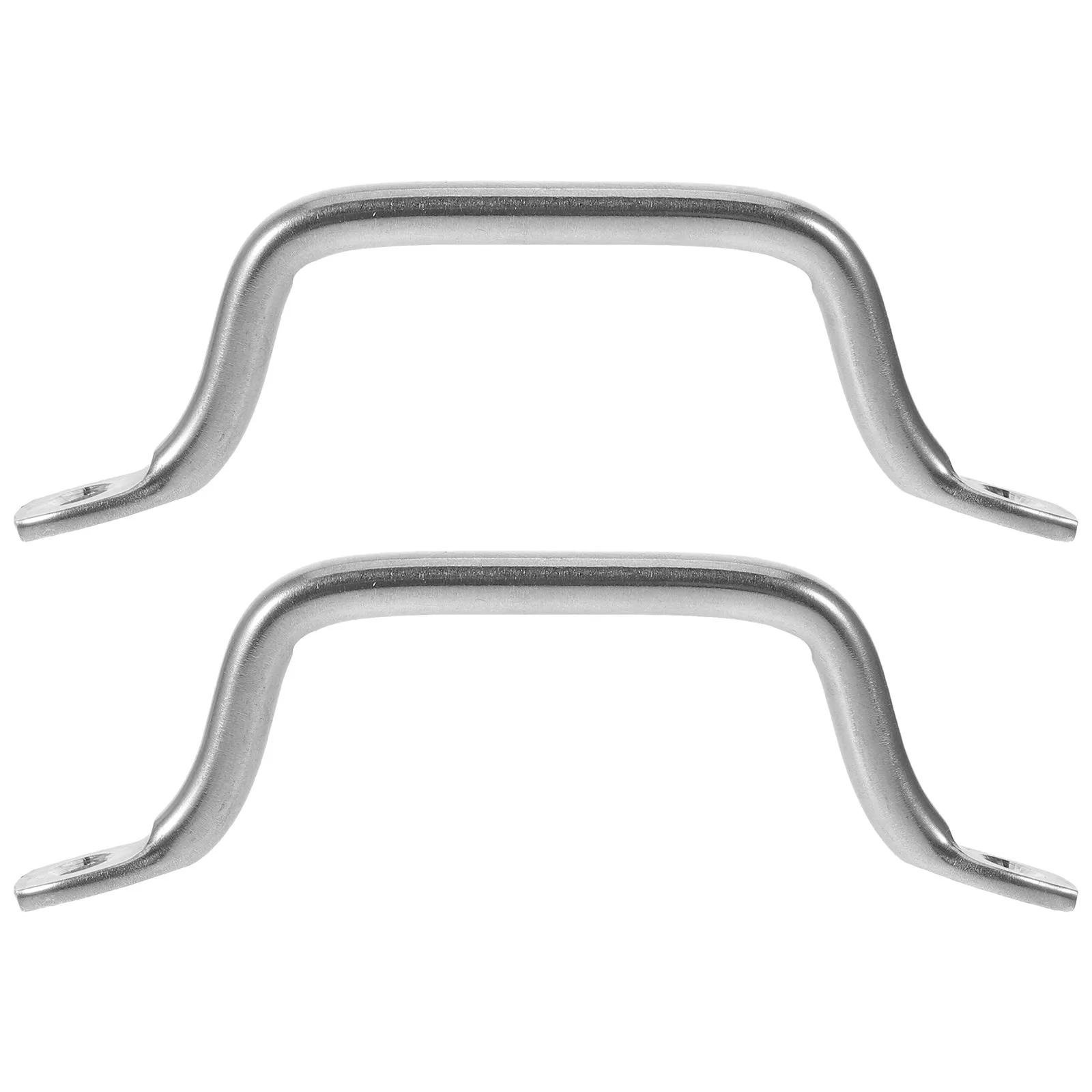 2Sets Stainless Steel Solid Handles Ergonomic Anti Slip Board Hardware Replacement for Chopping Cutting Cheese Fruit Vegetable