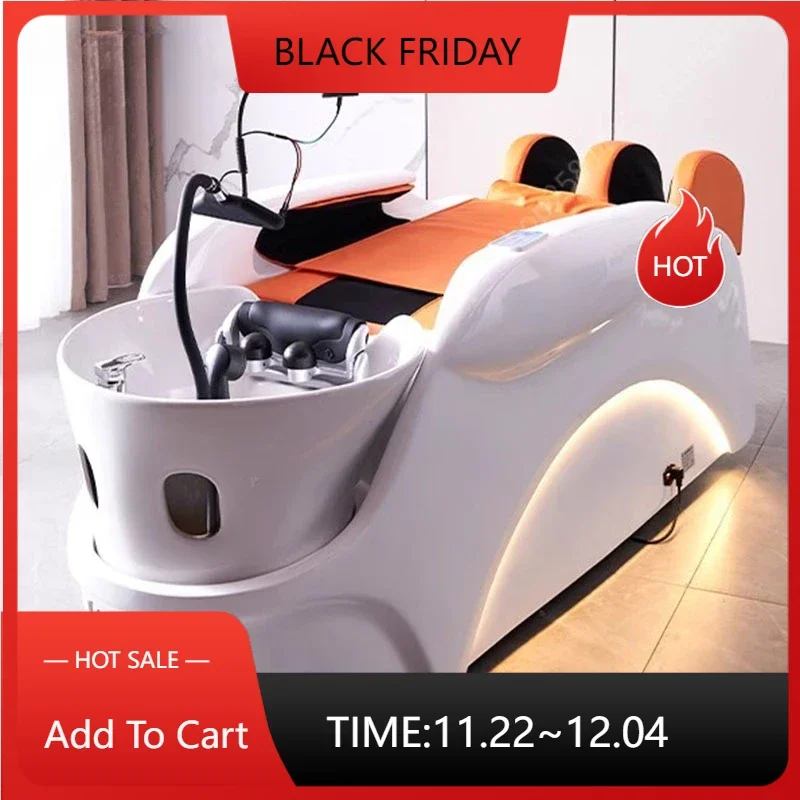 Chair Beauty Bac Shampooing Coiffeur a Domicile Hair Spa Machine Salon Styling Chairs Bed Washing Interior Headspa Wash Barber