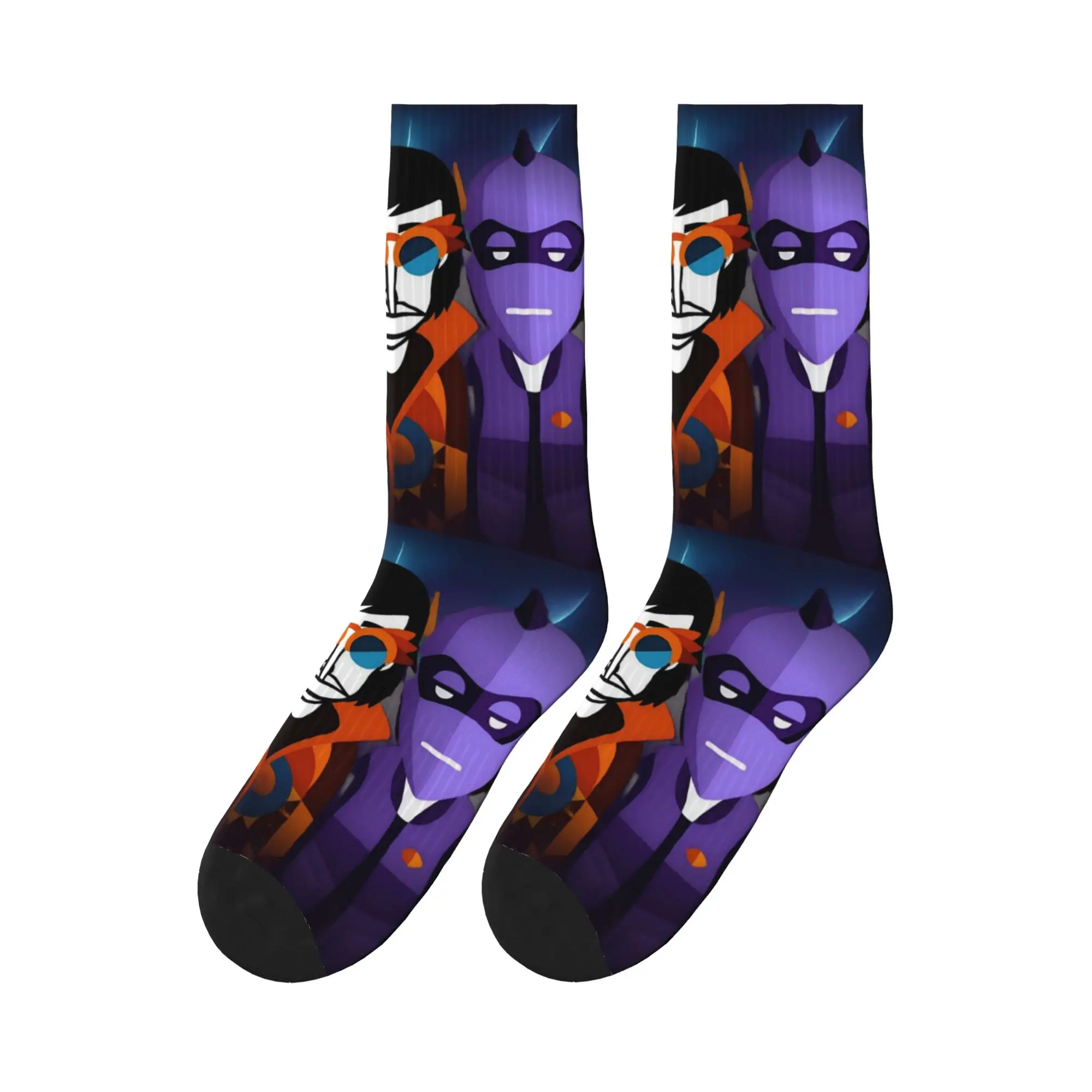 

Incredibox Music Video Game Sports Socks Super Soft Stockings All Season Long Socks for Man's Woman's Christmas Gifts