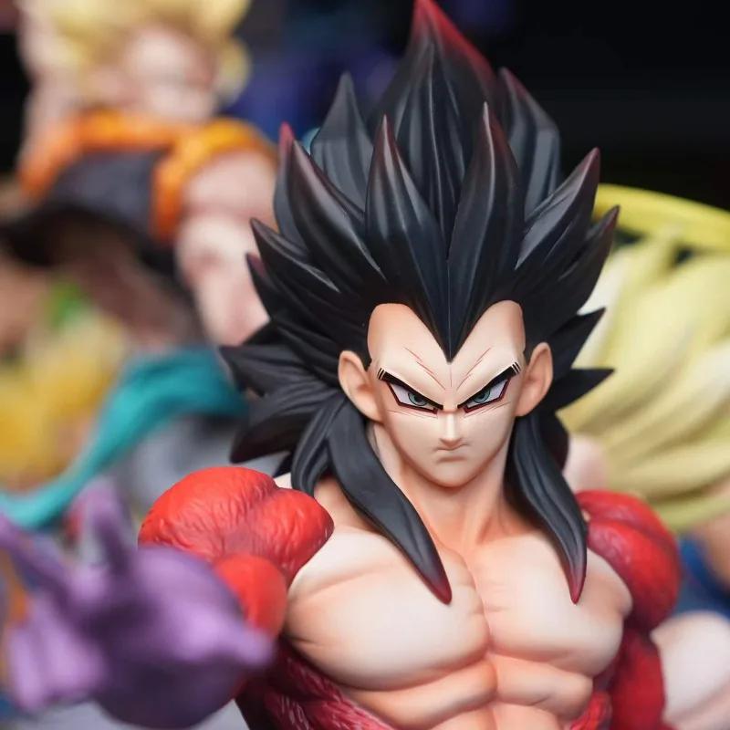 

Toys Dragon Ball Double Heads Super Saiyan Capsule Super Four Vegeta Pvc 31CM Model Ornaments Collection Boys Gifts