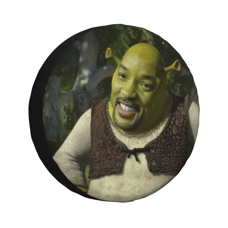 

Изготовленный на заказ чехол для шин Shrek 4WD 4x4 SUV, защита запасного колеса для Jeep Toyota Mitsubishi 14 дюймов, 15 дюймов, 16 дюймов, 17 дюймов