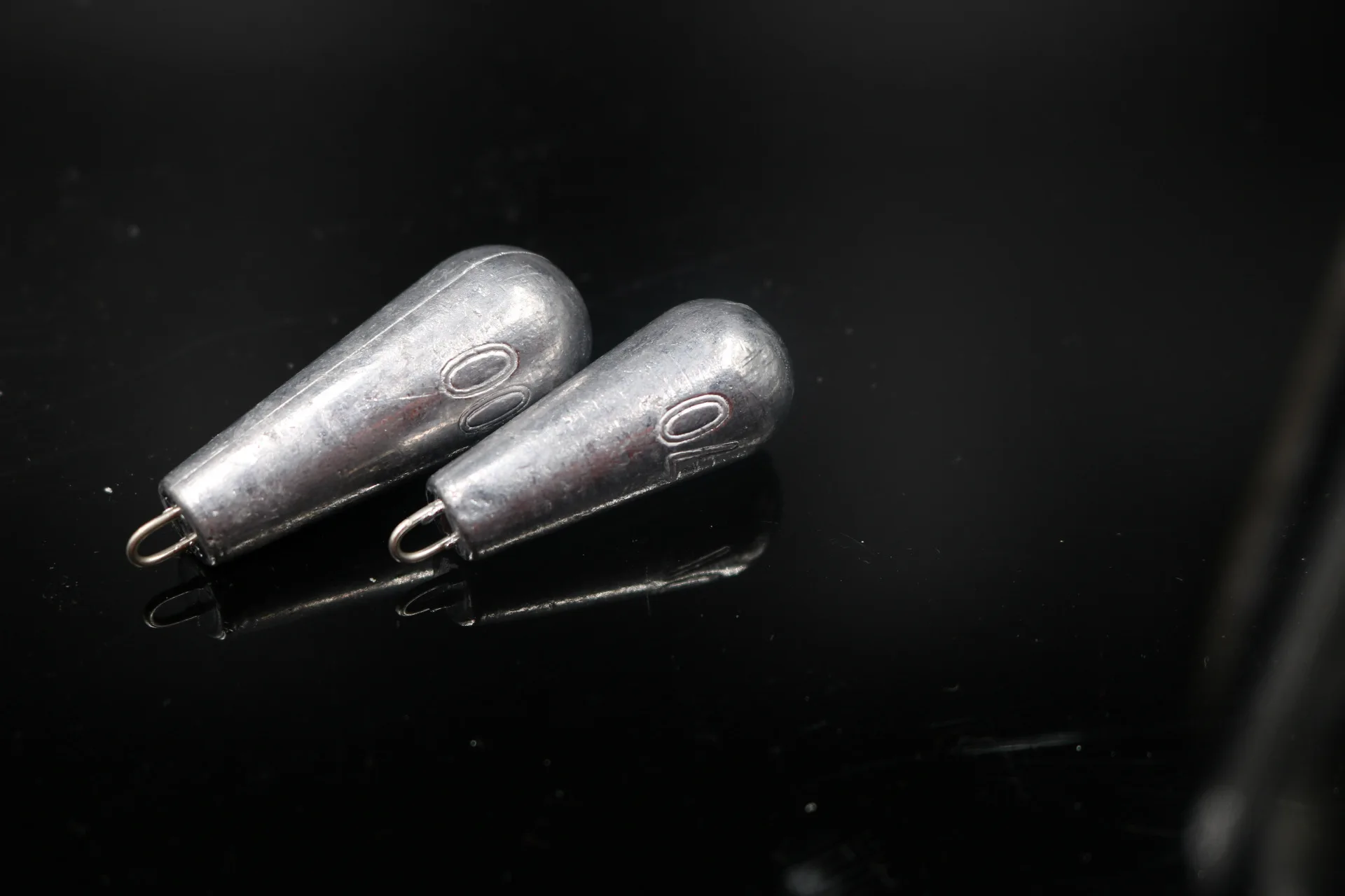 Down Lead Sinker 10g 20g 30g 40g 50g 60g Water Drop Fishing Lure Accessories String Hook Explostion Hooks Tackle 1-3 Pieces Bag