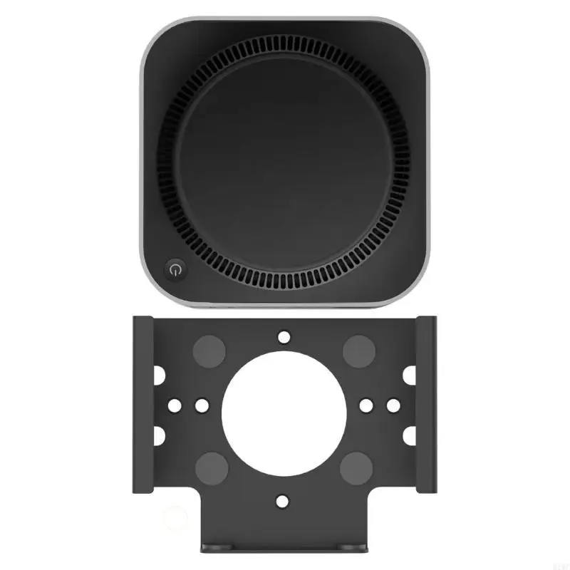 Easy Installation Metal Support Holder For Mini Desktop Computer Under Desk 