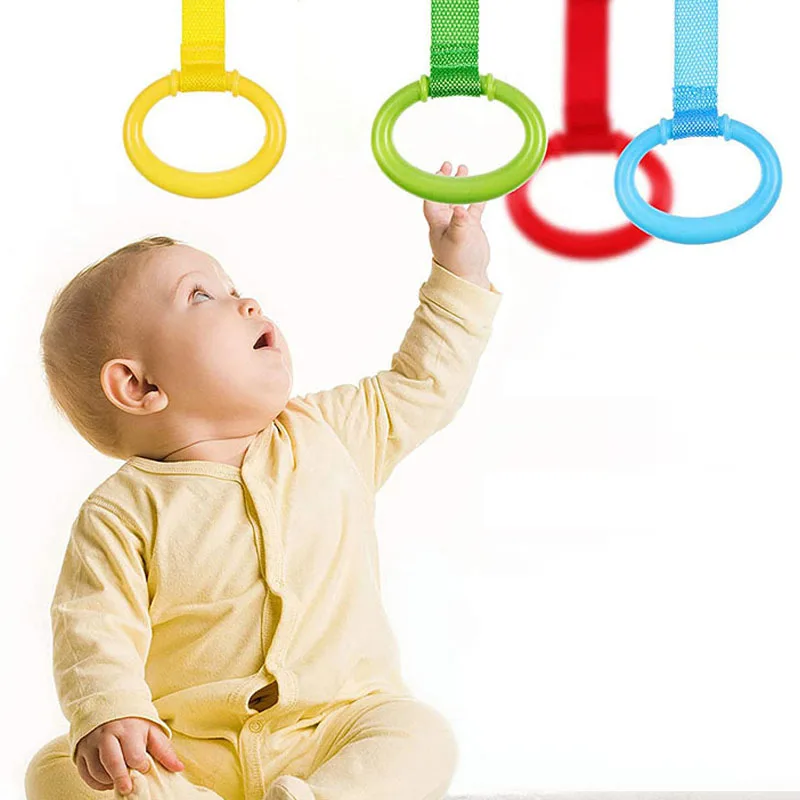 1Pcs Pull Ring For Playpen Baby Crib Hooks General Use Hooks Baby Toys Pendants Bed Rings Hooks Hanging Ring Help Baby Stand