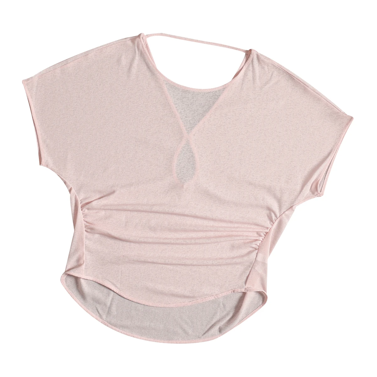 Sports short-sleeved shirt for women in summer loose breathable running training quick-drying top Pilates yoga fitness suit