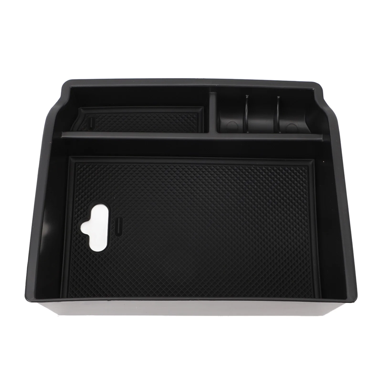 Center Console Organizer Tray Armrest Storage Box with Anti Slip Pads Replacement for Toyota Hilux 2015‑2022