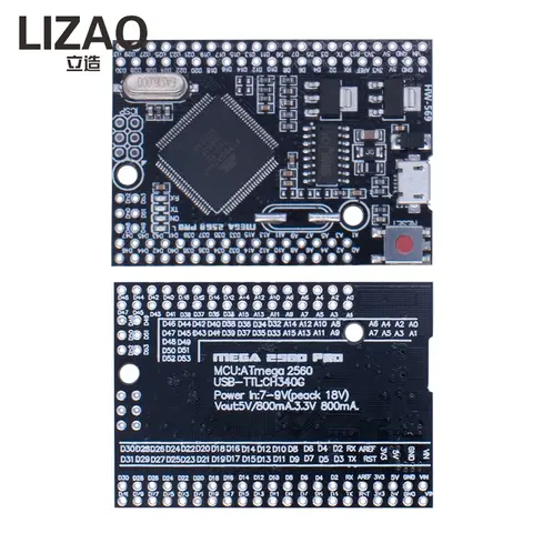 LIZAO Mega 2560 PRO MINI Development Board ATmega2560-16AU 5V with CH340G & Pin Headers, Arduino Mega Compatible