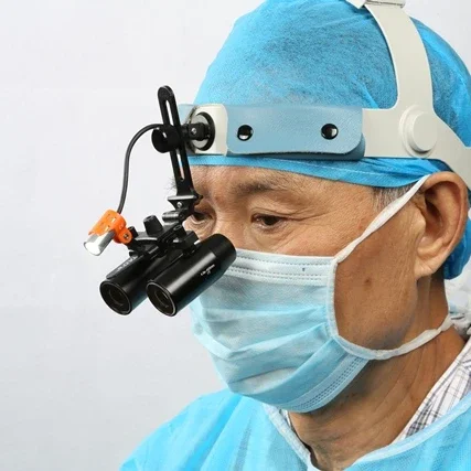 

Prismatic 4.0X Magnification Headband Surgical Loupes With LED Headlight X191