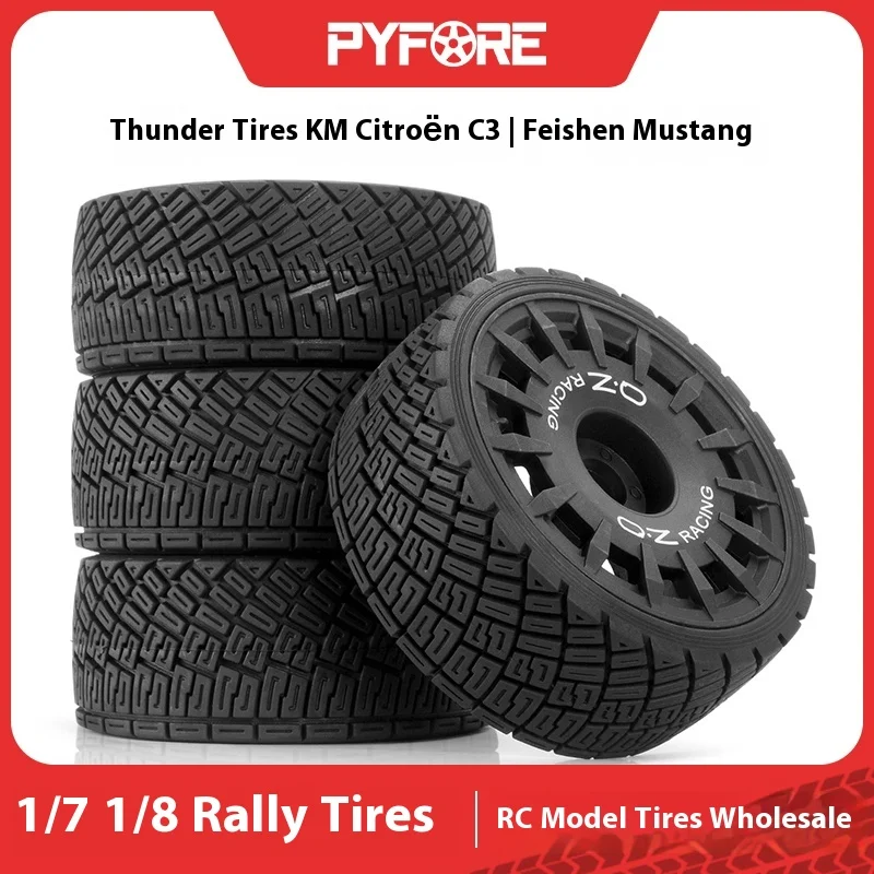 

Pyfore Rc Remote Control Model Car 1:7 1:8 Tension Tire Diameter 100mm Thor Citroen C3 Flying God Mustang W200 4pc Drifting Tire