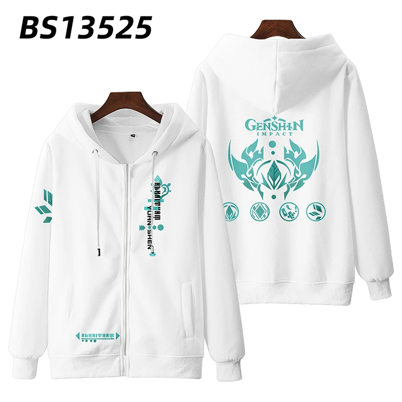 Hot Spiel Genshin Auswirkungen 3D Druck Frauen/Männer Hoodie Sweatshirt Street Hip Hop Pullover Mit Kapuze Jacke Alhaitham Cosplay Kostüm