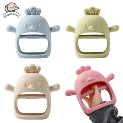 Baby Beißring Handschuhe Schnuller Kinder Zahnen Silikon Neugeborene Zahnpflege Zahnfleisch Anti-Essen Hand Molar Stick Baby Zubehör Geschenk