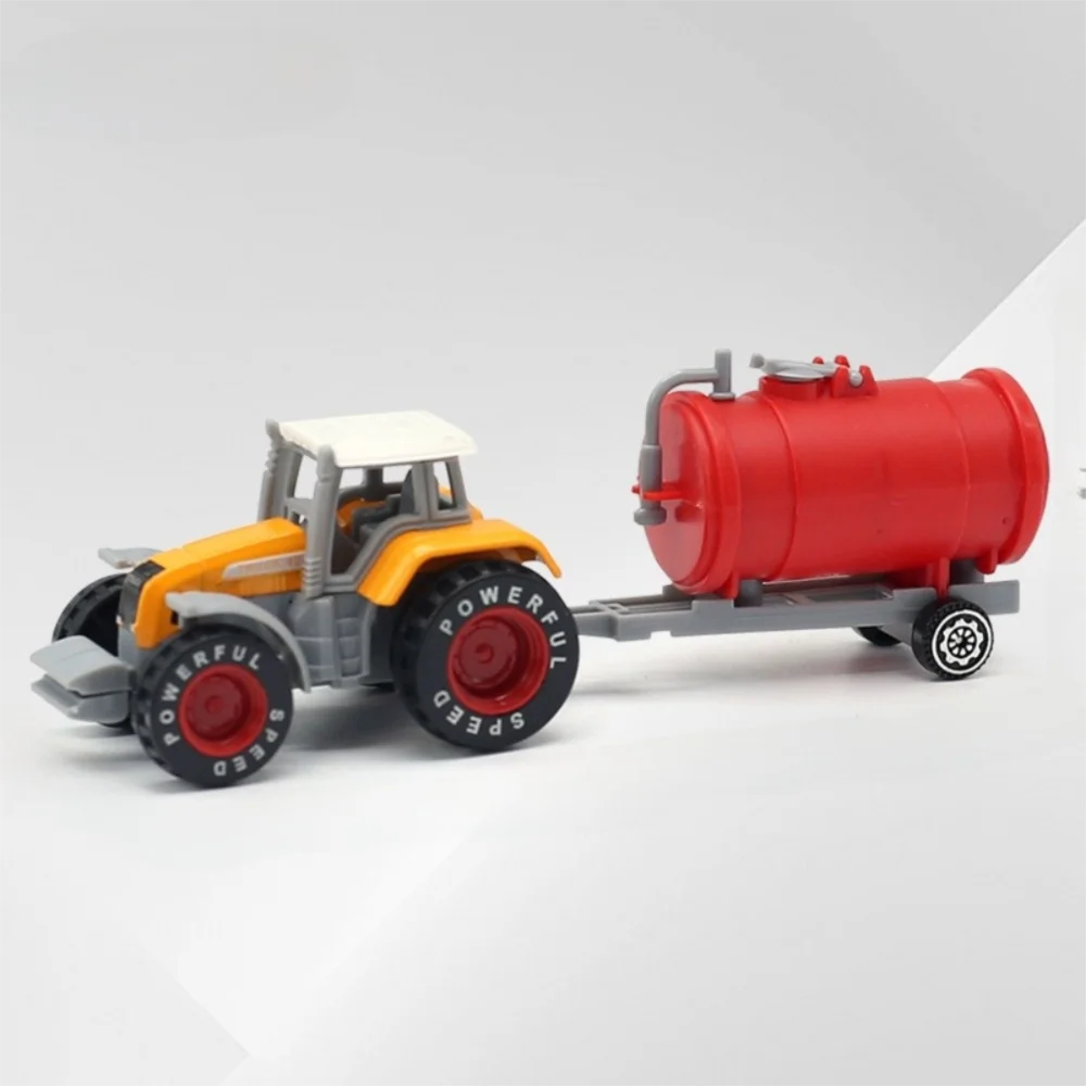 Modello di veicolo di ingegneria in lega creativa Modello di simulazione Mini modello di trattore Auto di ingegneria per bambini