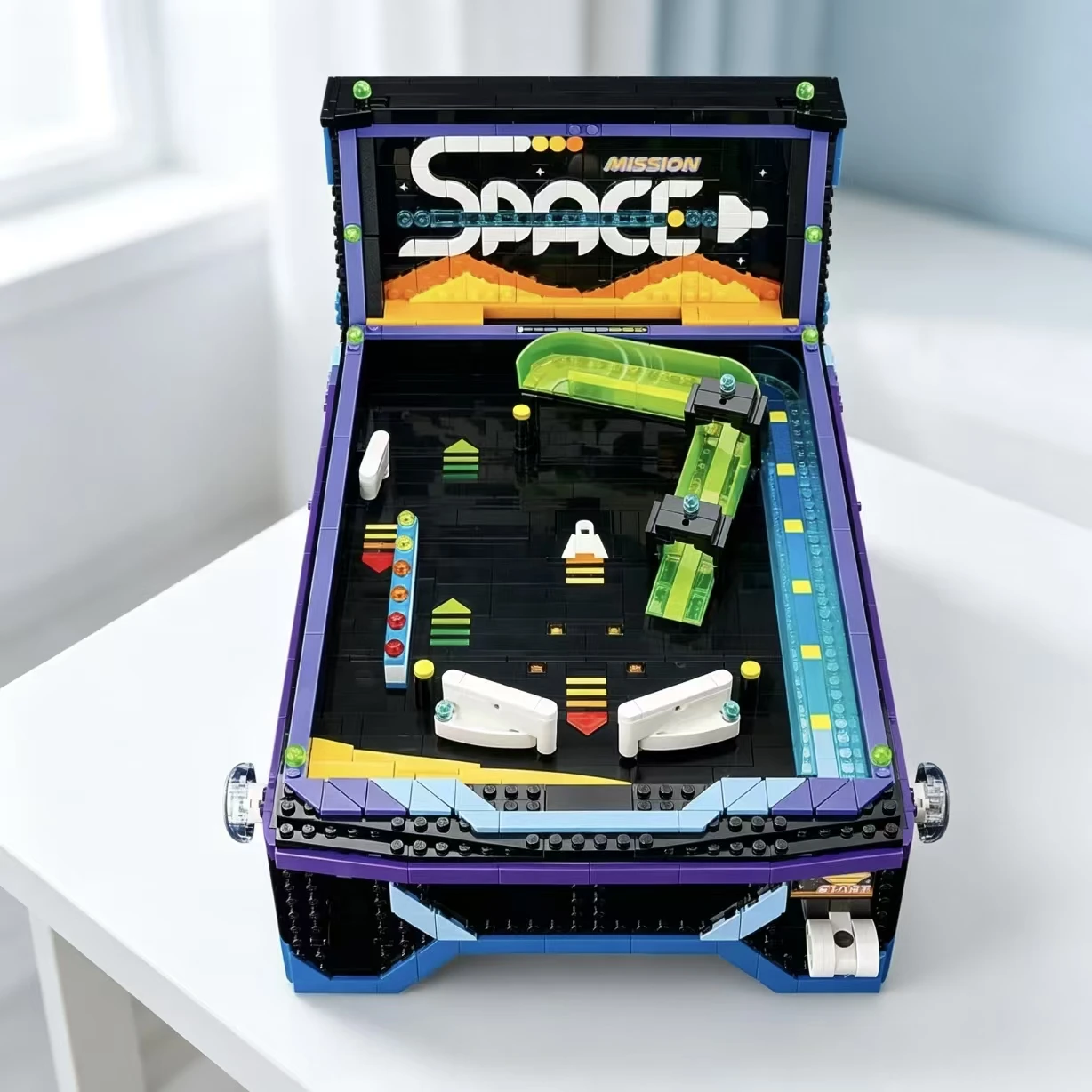 2274-pieces-console-de-jeu-retro-fonctionnelle-machine-de-flipper-modele-de-blocs-de-construction-d'astronaute-spatial-jouet-d'arcade-pour-cadeau-d'anniversaire-ou-decoration