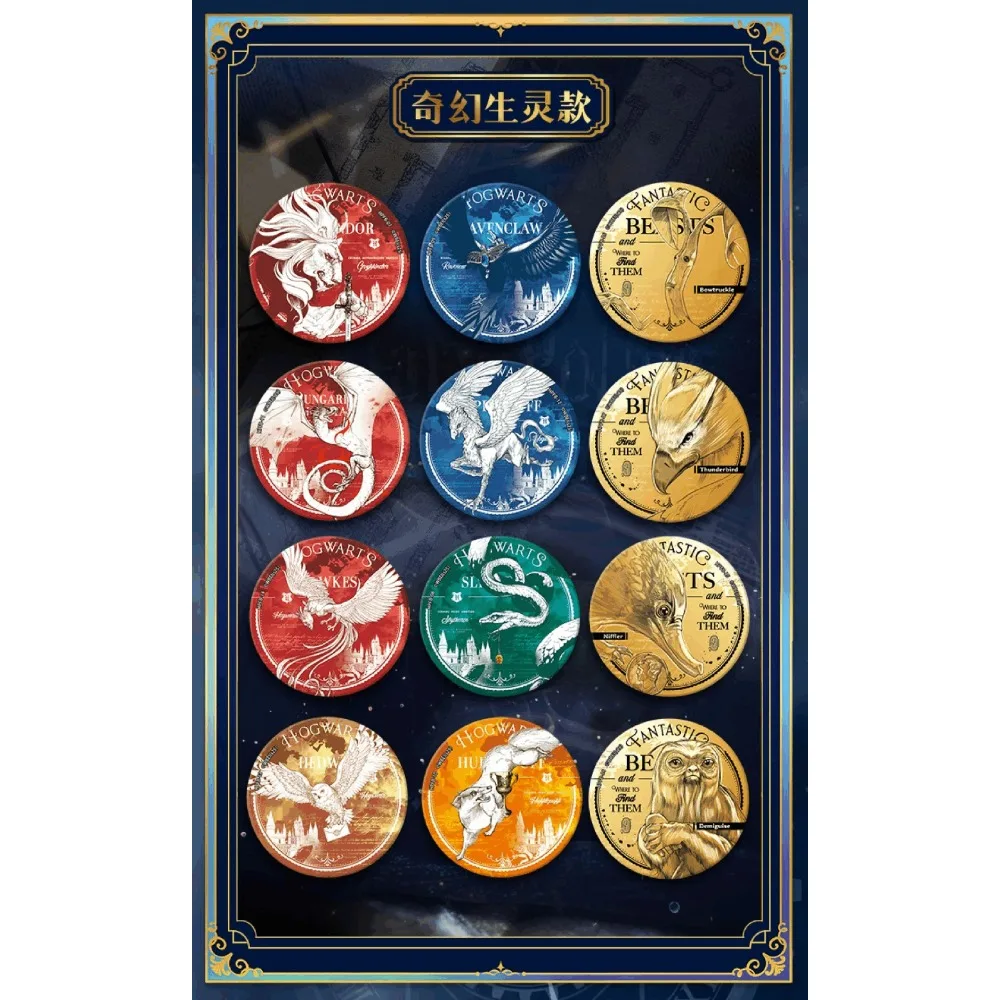 KAYOU الأصلي هاري بوتر فيلم جمع شارة لحقيبة الظهر الإبداعية رائعة شخصية الديكور بروش لعبة عصرية الهدايا #6