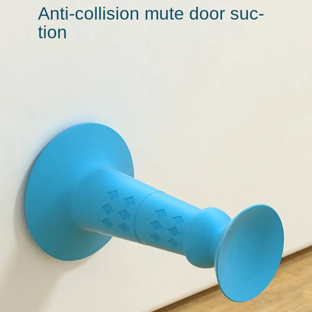 Mute Non-punch Door Rear Retainer Silicone Door Buckle Hidden Door Holder Door Stopper Wall Protector Door Suction