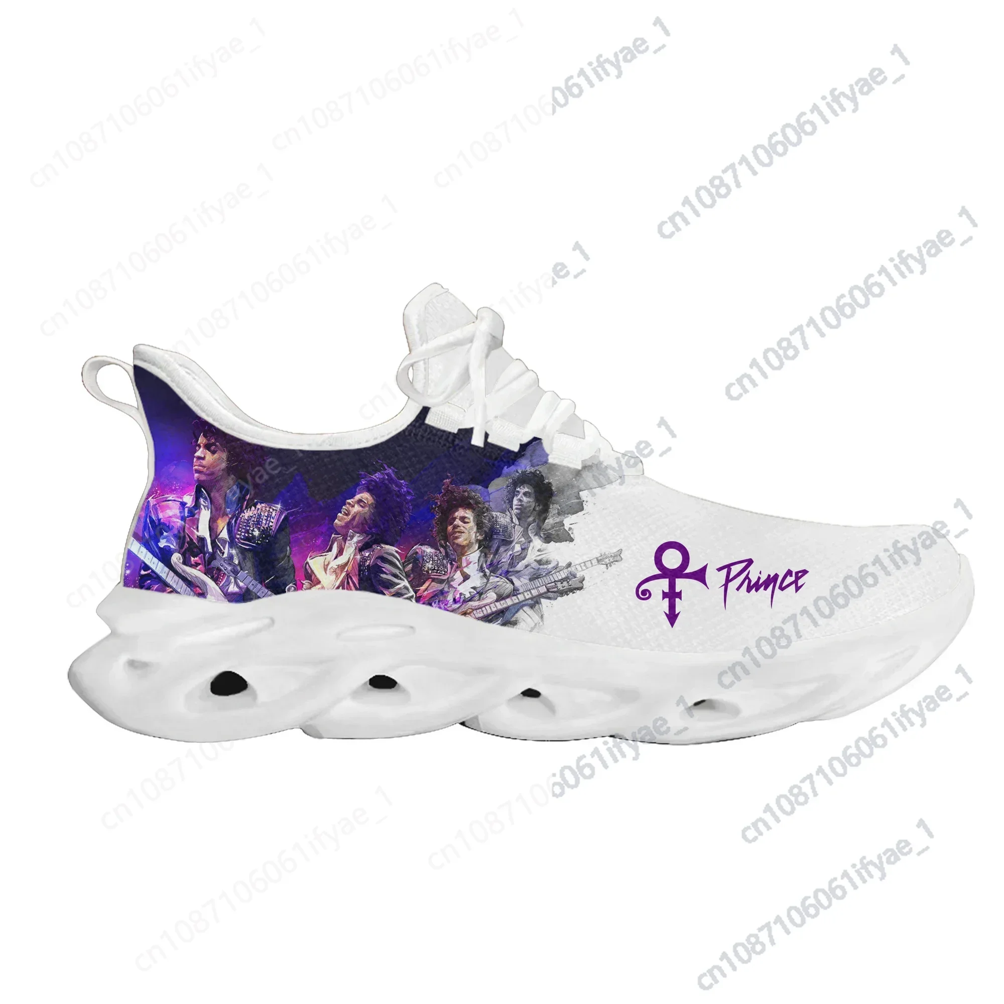 Prince Rogers Nelson Purple Rain Flats Sneakers High Quality Mens Womens Sports Shoes Customized Sneaker Custom Made Shoe