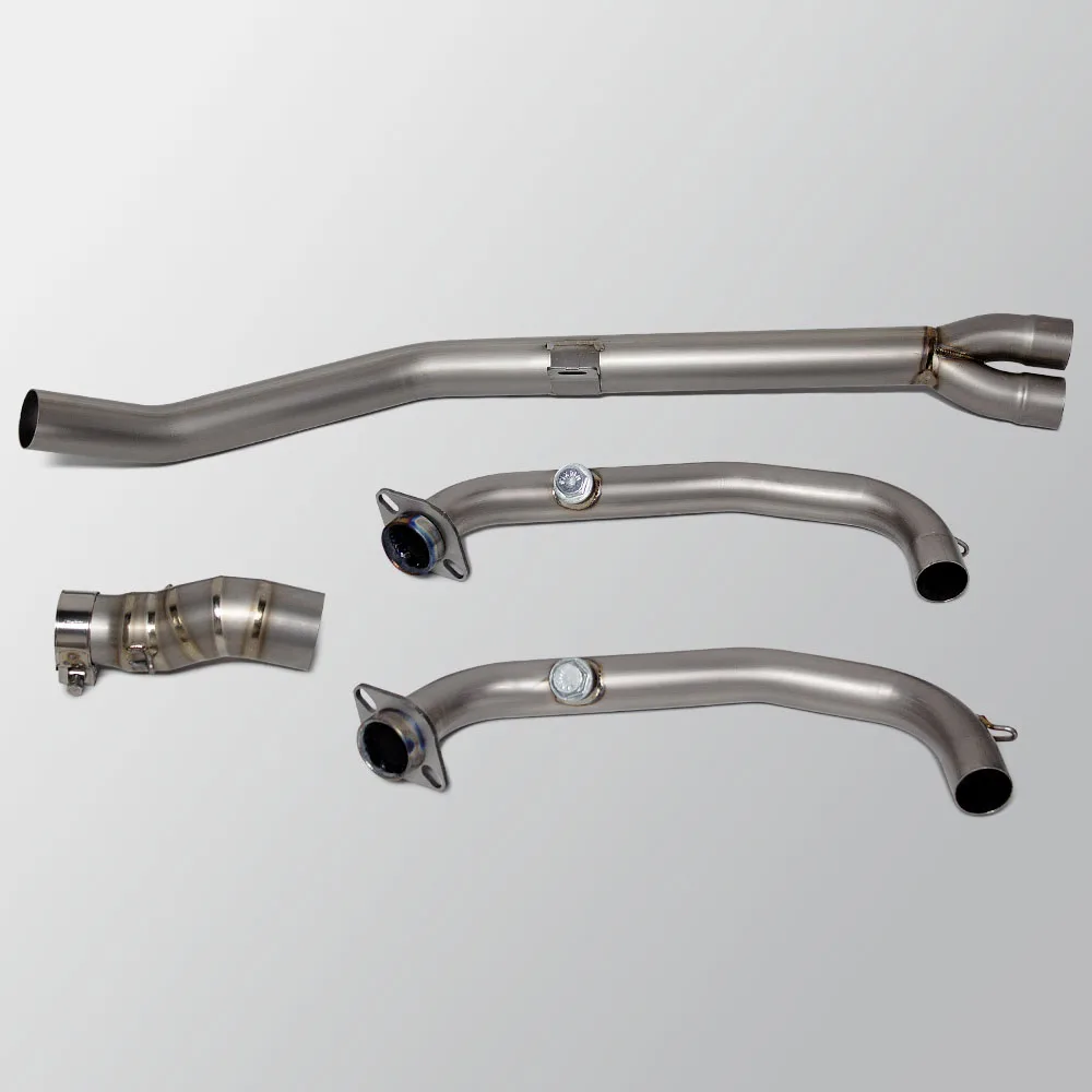 Motorcycle Exhaust Front Pipe Titanium Alloy Line For CFMOTO 450MT 450 MT ADV Optional Original Or 51MM Interface