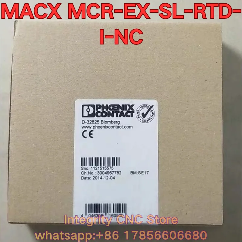 New MACX MCR-EX-SL-RTD-I-NC PLC module 2865573